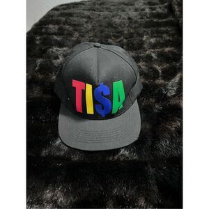 TI$A TISA Snapback Hat Cap black Justin Bieber Osfm